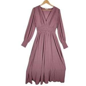 Baltic Born Dress Womens Medium Vintage Plum Olivia Maxi Formal Party Bridesmaid